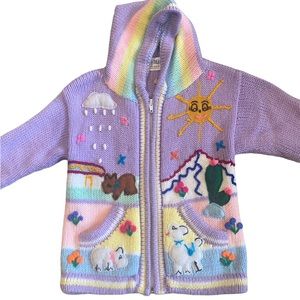 Handmade Peruvian infant sweater